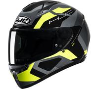 HJC C10 Tins Casco, negro/gris/amarillo, Talla L (58/59)