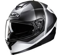 HJC C70N Alia Casco, blanco/negro/gris, Talla M (57/58)