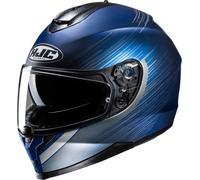 HJC C70N Sway Casco, Azul/Plata, Talla S (55/56)