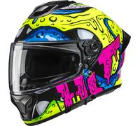 HJC C71 Squeeze Casco, amarillo/rosa, Talla XL (60/61)