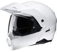 HJC C80 casco, Blanco metálico, Talla XS (53/54)