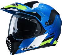 HJC C80 Rox casco, Azul/Verde, Talla XS (53/54)
