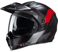 HJC C80 Rox casco, negro mate/rojo, Talla XS (53/54)