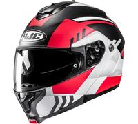HJC C91N Kaon Casco, negro/rojo/blanco, Talla M (57/58)