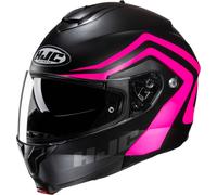 HJC C91N Nepos Casco, negro/rosa, Talla XS (54/55)