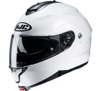 HJC C91N Solid Casco, Blanco, Talla XXL (62/63)