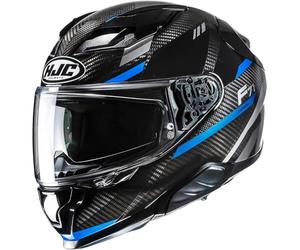 HJC, Casco de Motocicleta Integral F71 Carbon ESIRA Carbon Blue MC2, M