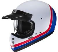 HJC V60 Scoby Casco, blanco-rojo-azul, tamaño L