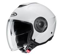 HJC, Casco jet moto i40N Semi Mat Perla Blanca, XL