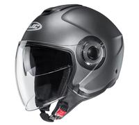 HJC, Casco jet moto i40N Semi Mat Titanium, L