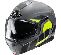 HJC i100 Beis Casco, gris-verde, tamaño XS 54 55 para Hombres