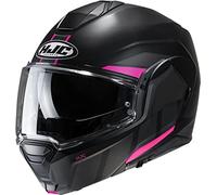 HJC i100 Beis Casco, negro-lila, tamaño S para Hombres