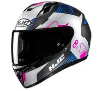 HJC C10 Aspa Casco, negro/gris/verde, Talla XL (60/61)