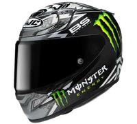 HJC RPHA 12 Quartararo Replica Black Casco, negro, tamaño S para Hombres