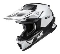 HJC, Casco Moto Cross C50 SLIDE White Black MC10SF, XXL