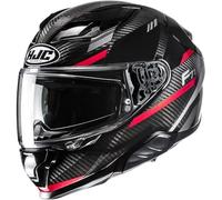 HJC, Casco Moto Integral F71 CARBON ESIRA Carbon Red MC1, XL