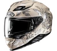 HJC Casco integral F71 ELIZ MC9SF para mujer Talla M negro-plata-beige