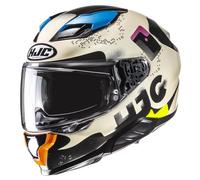 HJC F71 Faco Casco, multicolor, tamaño S para Hombres