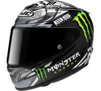 HJC RPHA 12 Quartararo Replica Black Casco, negro, tamaño S para Hombres