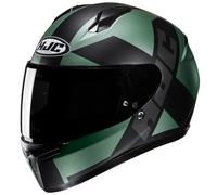 Casco Integral HJC Modelo C10 TEZ MC4SF Negro Verde Mate Talla S