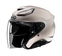 HJC, Casco Moto Jet F31 Solid Semi Flat Sand Beige, M