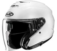 HJC i31 Solid Casco Jet, blanco, tamaño XS 54 55 para Hombres