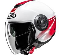 HJC, Casco Moto Jet i40N VISION White Red MC1, S