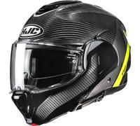 HJC, Casco Moto Modular F100 CARBON STAN MC3H, L