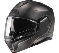 HJC, Casco Moto Modular i100 Solid Semi Flat Titanium, XS