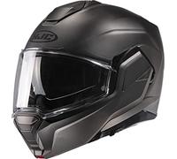HJC, Casco Moto Modular i100 Solid Semi Flat Titanium, XXL