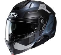 HJC i91 Carst Casco, negro-gris-plata, tamaño M