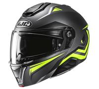 Casco HJC I91 Tricus Negro/Gris/Amarillo Fluor