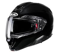 HJC, Casco Moto Modular RPHA91 Solid Metal Black, XL