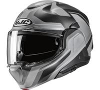 HJC F100 Bios Casco, negro-gris, tamaño XS 54 55 para Hombres