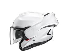 HJC, Casco Moto Modulare F100 UNI Pearl White, XS