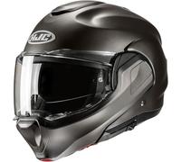 HJC, Casco Moto Modulare F100 UNI Semi Flat Titanium, L