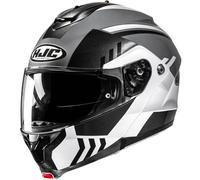 HJC C91N Kaon Casco, negro-gris-blanco, tamaño M para Hombres