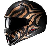 HJC i20 Thorn Casco Jet, negro-oro, tamaño XL para Hombres