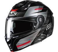 HJC Casco i91 Dusk Modular negro-gris-rojo Talla L Hombre