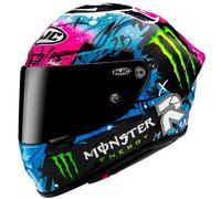HJC RPHA 1 Quartararo Le Mans 2024 Replica Casco, multicolor, tamaño M para Hombres
