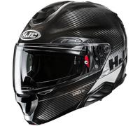 HJC RPHA 91 Carbon Elig Casco, negro-blanco-plata, tamaño XS 54 55 para Hombres