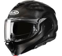 HJC F100 Carbon Solid Casco, negro, tamaño L para Hombres