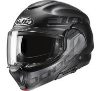 HJC F100 Hetal Casco, negro/gris, Talla XL (60/61)