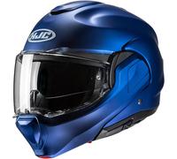 HJC, Casco Moto Modulare F100 UNI Semi Flat Metallic Blue, M