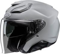 HJC F31 Solid Casco Jet, gris, Talla S (55/56)