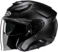 HJC F31 Solid Casco Jet, negro, tamaño S para Hombres