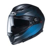 HJC F70 Helmet, Hombre, Black/Blue, XL