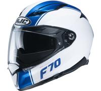 HJC F70 Mago Casco, blanco/azul, Talla XS (53/54)
