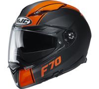 HJC F70 Mago Casco, negro/naranja, Talla XS (53/54)