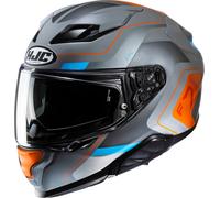 HJC F71 Arcan Casco, gris/naranja, Talla L (58/59)